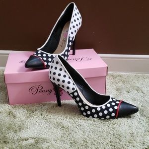 Polka dot shoes